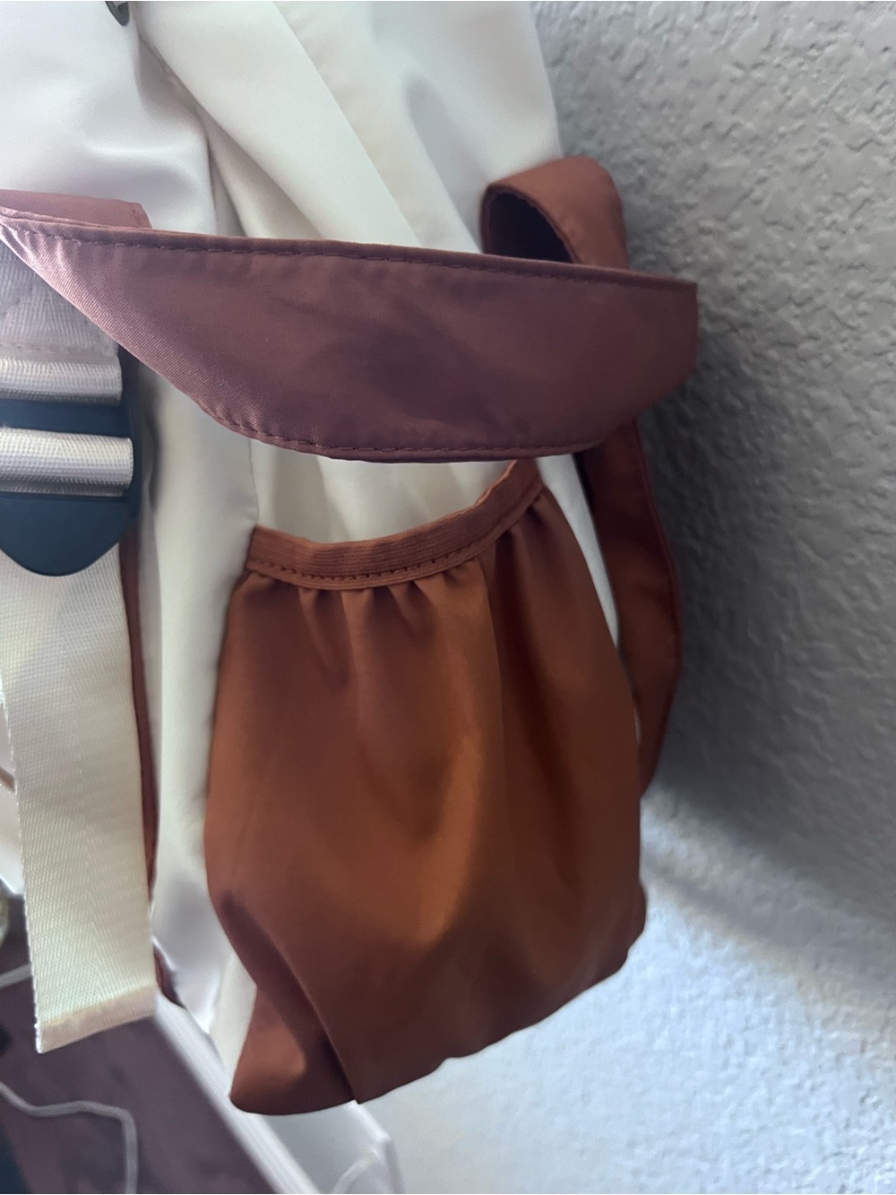 Bougie back to school White and Brown Drawstring Tote Bag - Picture 5 of 16